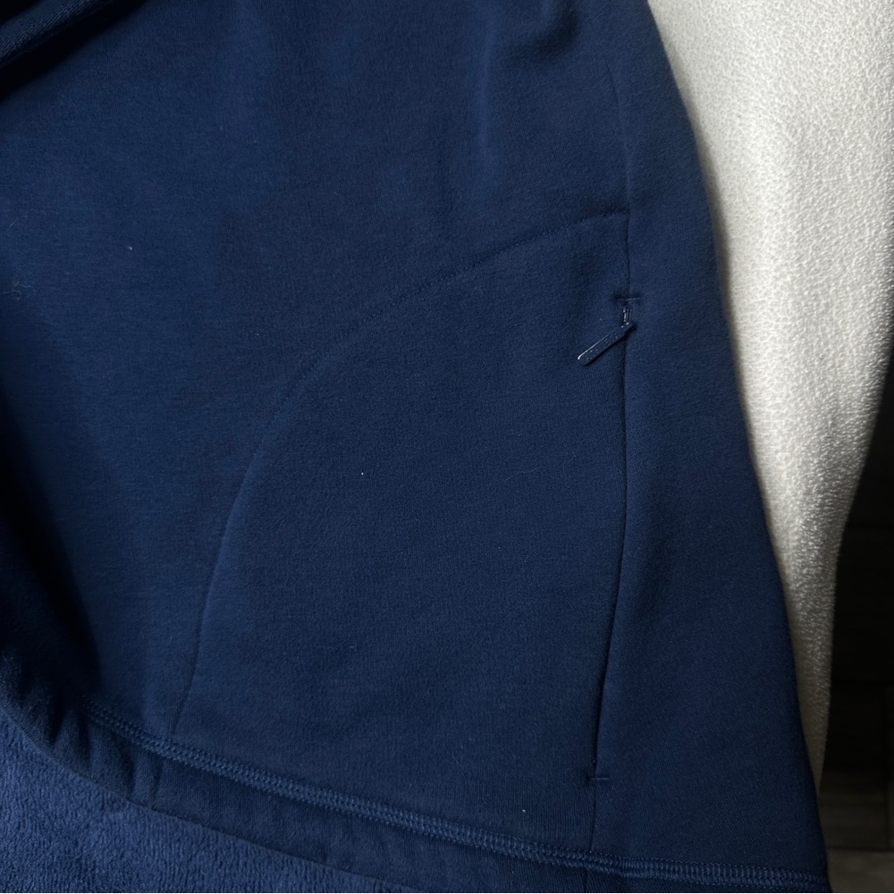 Athleta Cozy Karma Asym Pullover – Navy Blue - Picture 9 of 14